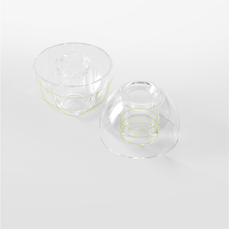 EPZ M100 Liquid Silicone Eartips