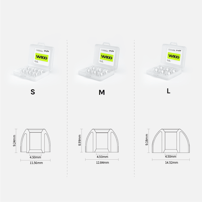 EPZ M100 Liquid Silicone Eartips